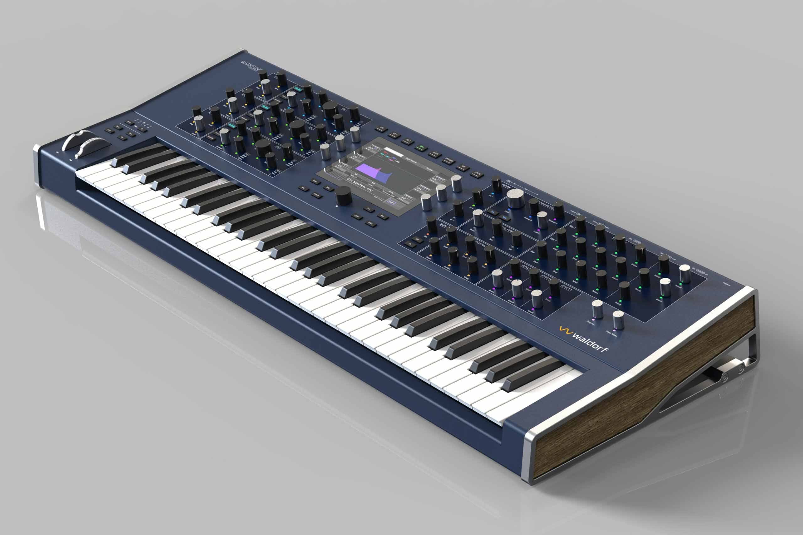 Waldorf QUANTUM-MK2 Digital Hybrid Synthesizer with Analog and Multitouch Display by Waldorf