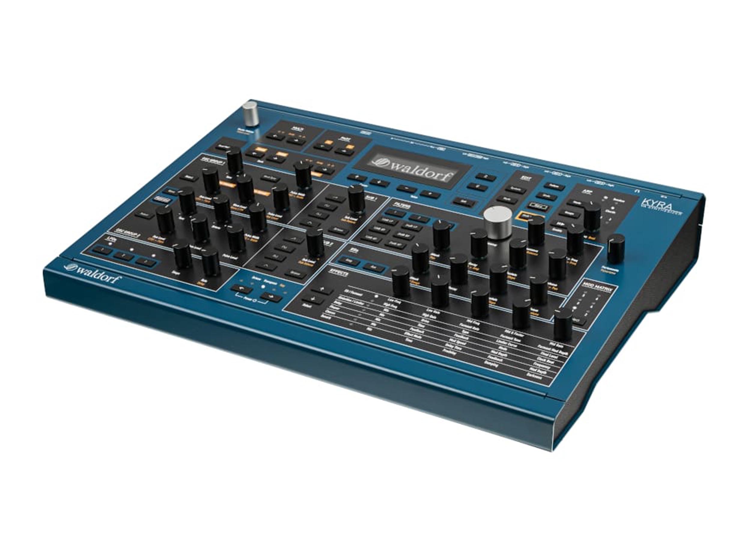 Waldorf KYRA-SE Virtual Analog Synthesizer - Sea Blue by Waldorf