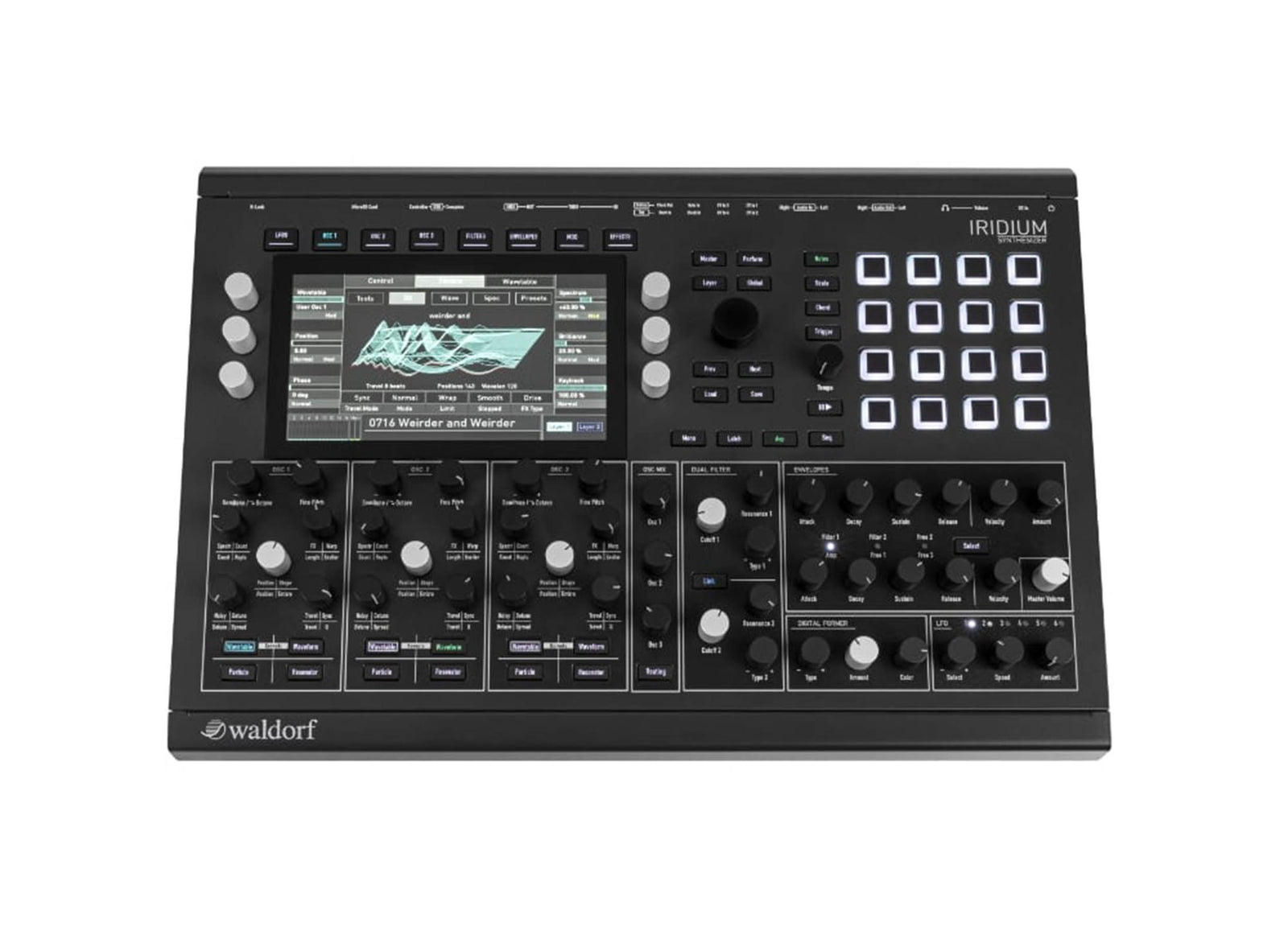 Waldorf IRIDIUM DESKTOP Digital Synthesizer Advanced Hybrid Sound Design Module by Waldorf