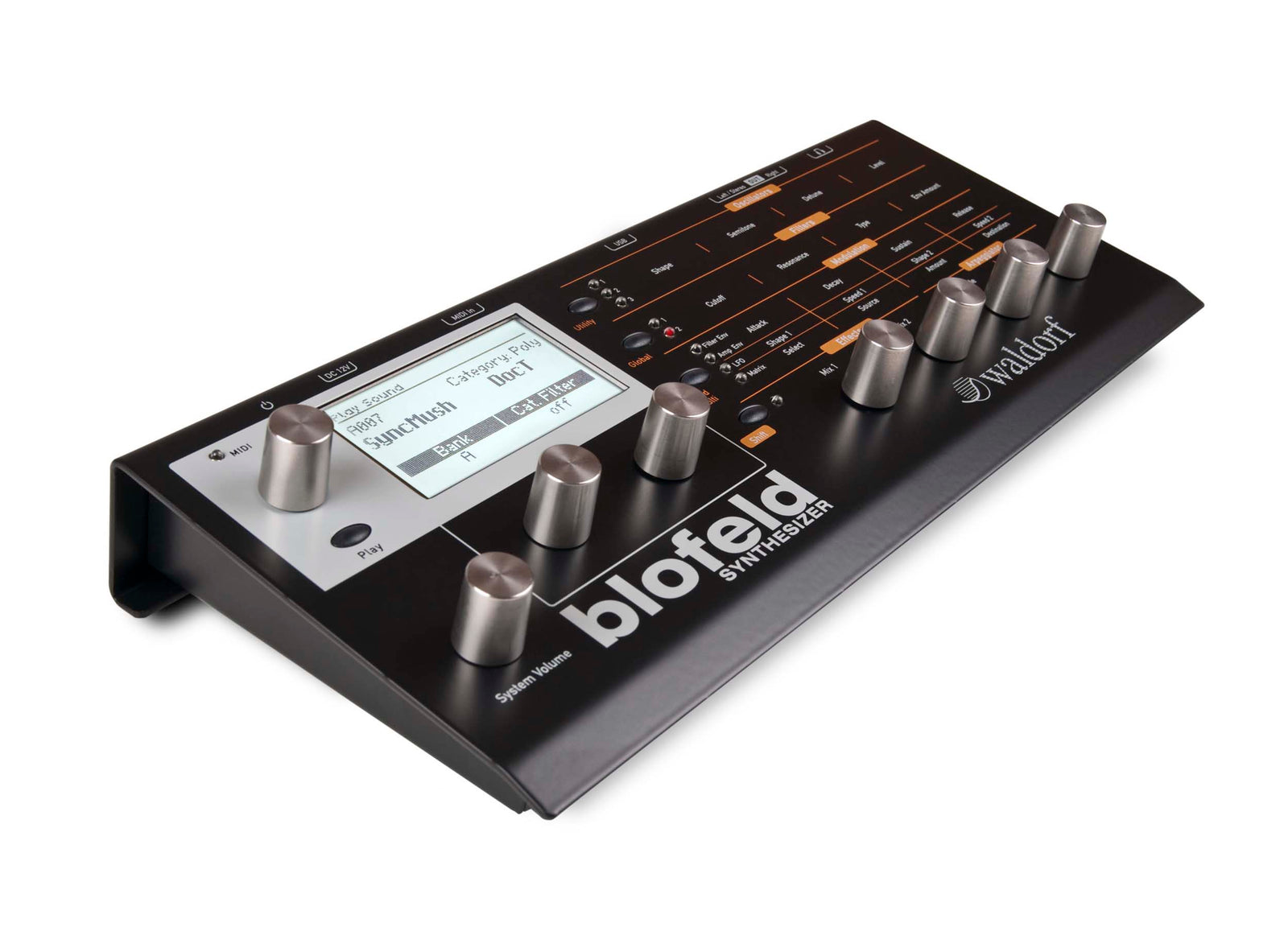 Waldorf Blofeld Desktop Digital Synthesizer Module with 1000 Sounds and Modern Effects - Black by Waldorf