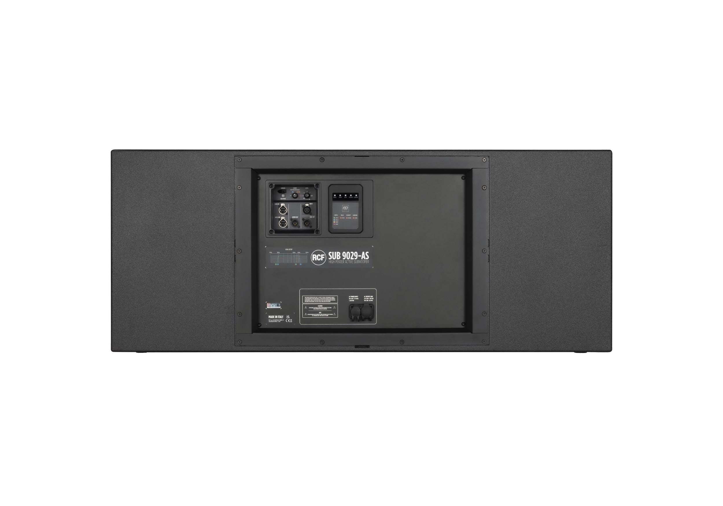 RCF SUB 9029-AS Active 8000 W Dual 19-Inch High Powered Subwoofer - Black by RCF