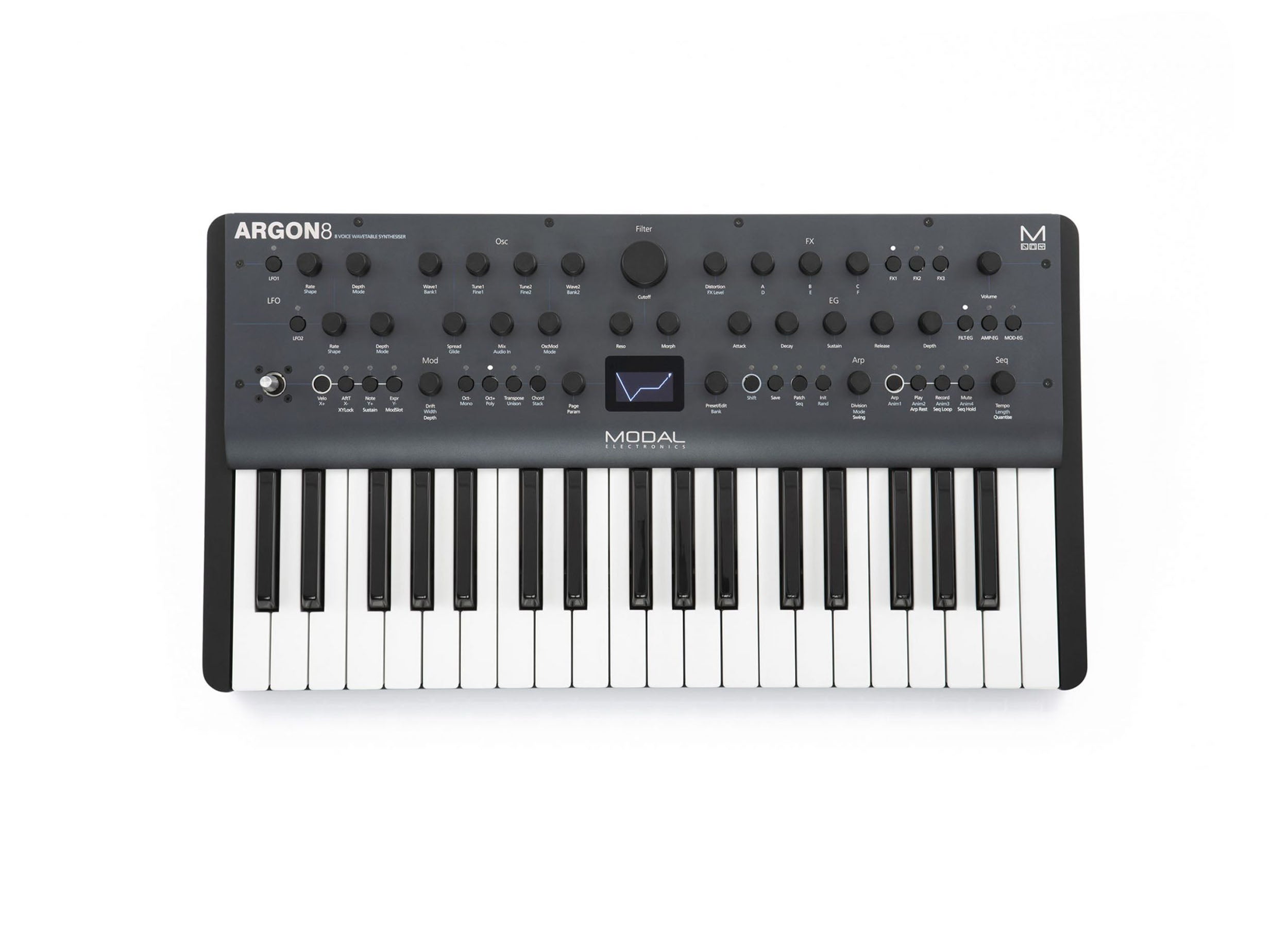 Modal ARGON8 Modern 37-Key Wavetable Synthesizer for Performers and Producers by Modal