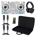 Pioneer DDJ-FLX10 DJ Controller Package with Headphones, Pro-Fit Case, Cables and Cable Ties by Pioneer DJ