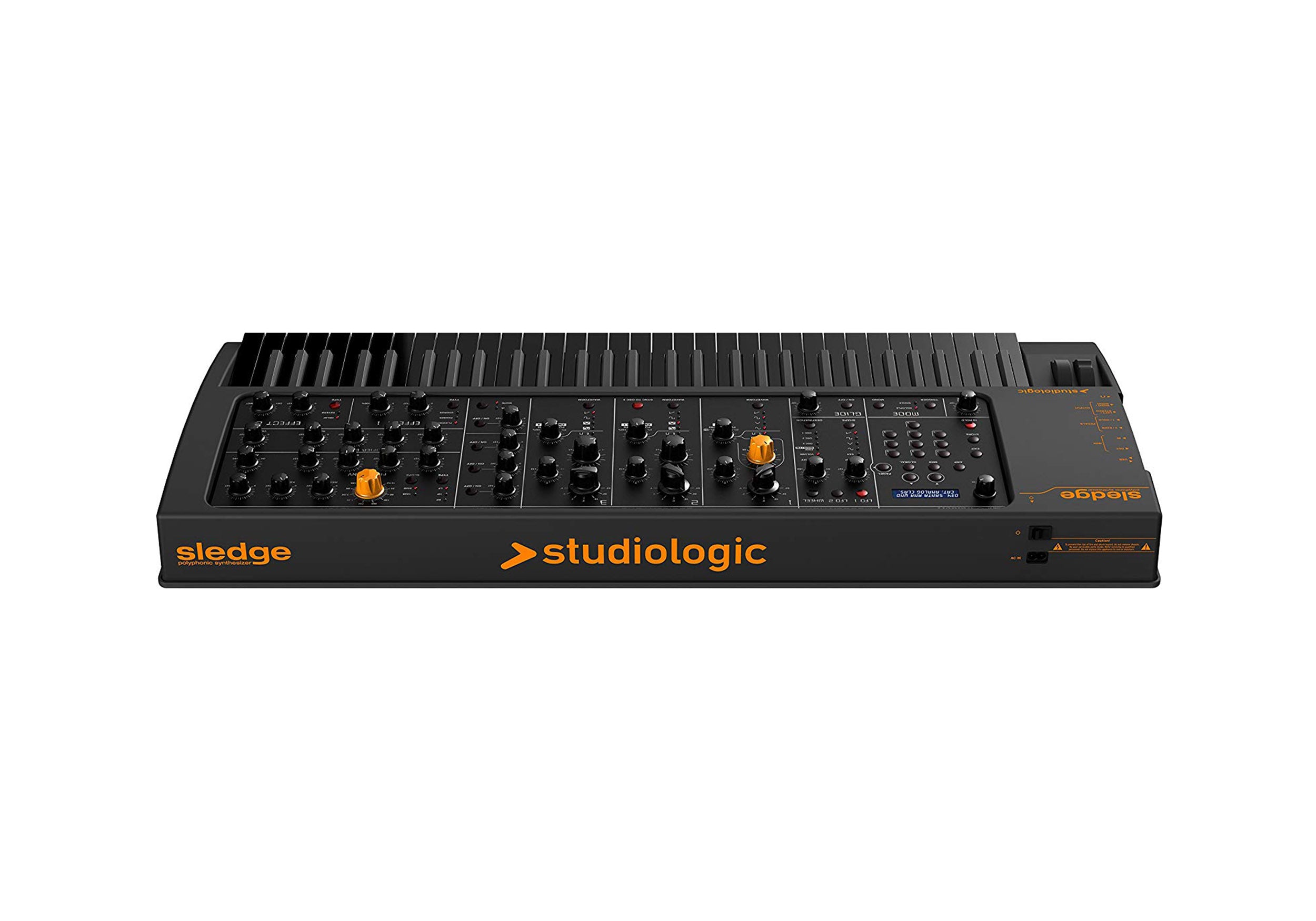 Studiologic SLEDGE-2-BLK 61-Key Professional Synthesizer - Black by Studiologic