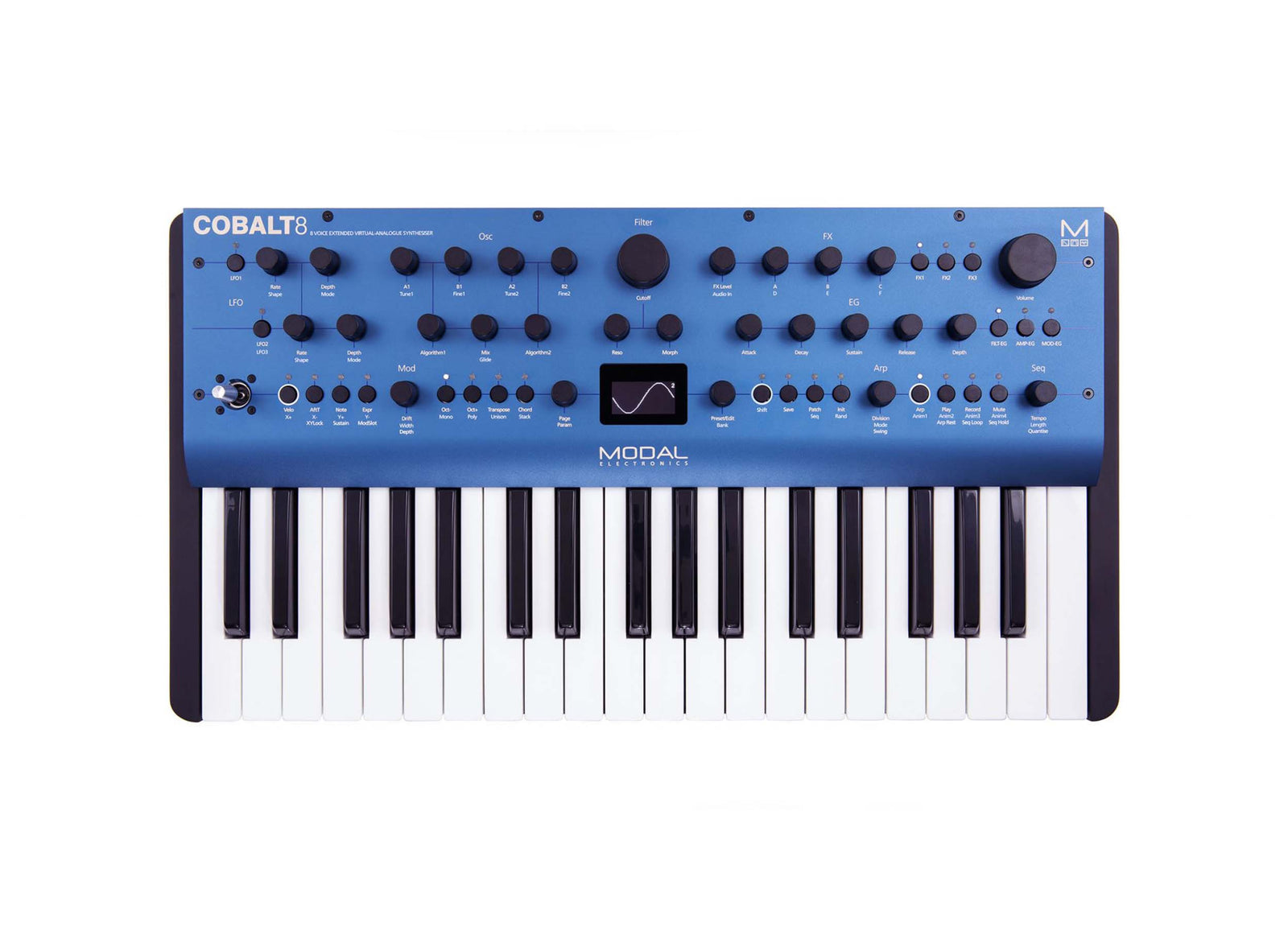 Modal COBALT8 37-Key Virtual Analog Synthesizer with 8-Voice Polyphony by Modal