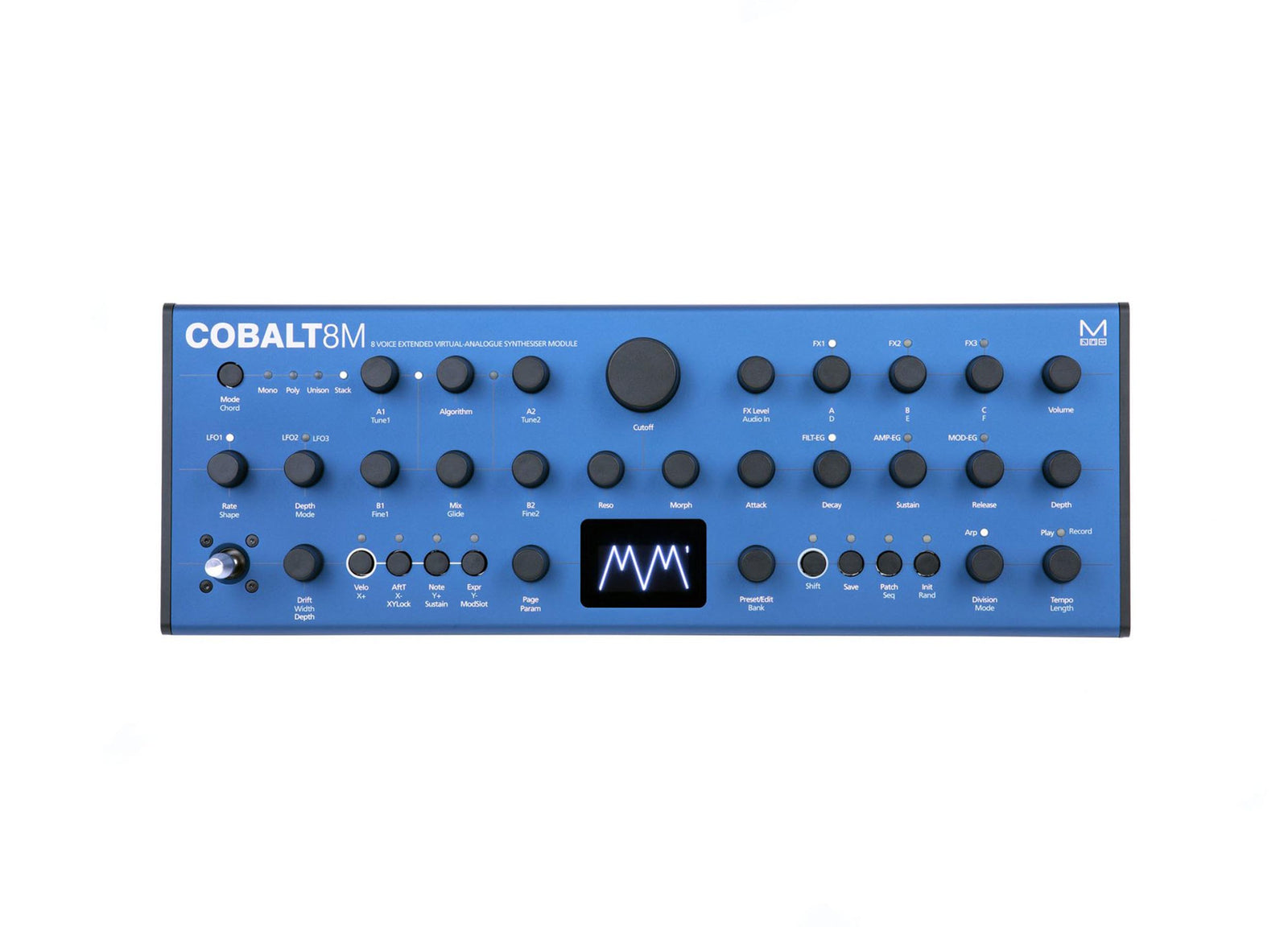 Modal COBALT8M 8-Voice Virtual Analog Synthesizer Module with Advanced Filters by Modal