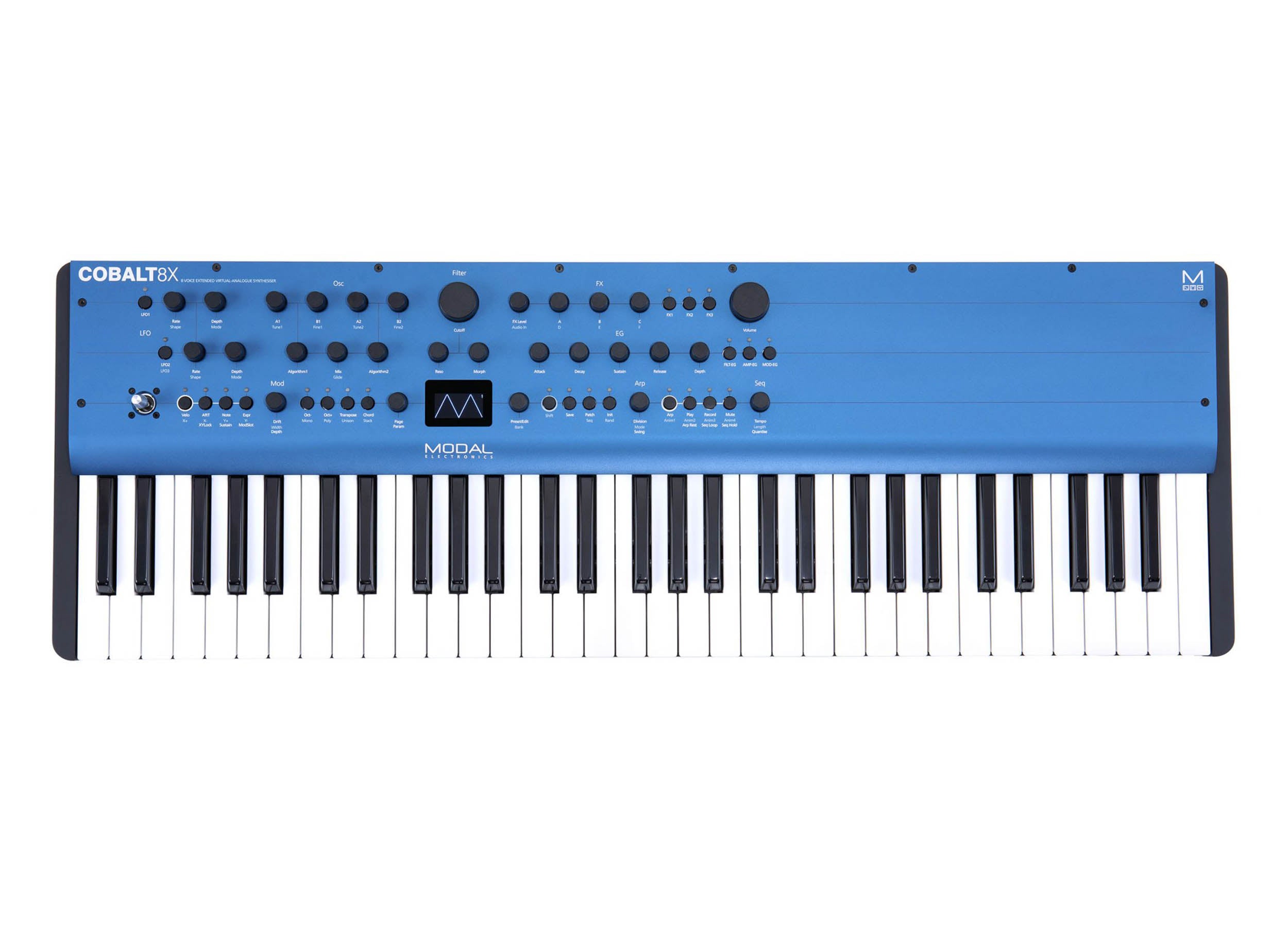 Modal COBALT8X 8-voice Extended Virtual Analog Synthesizer - 61 Key by Modal
