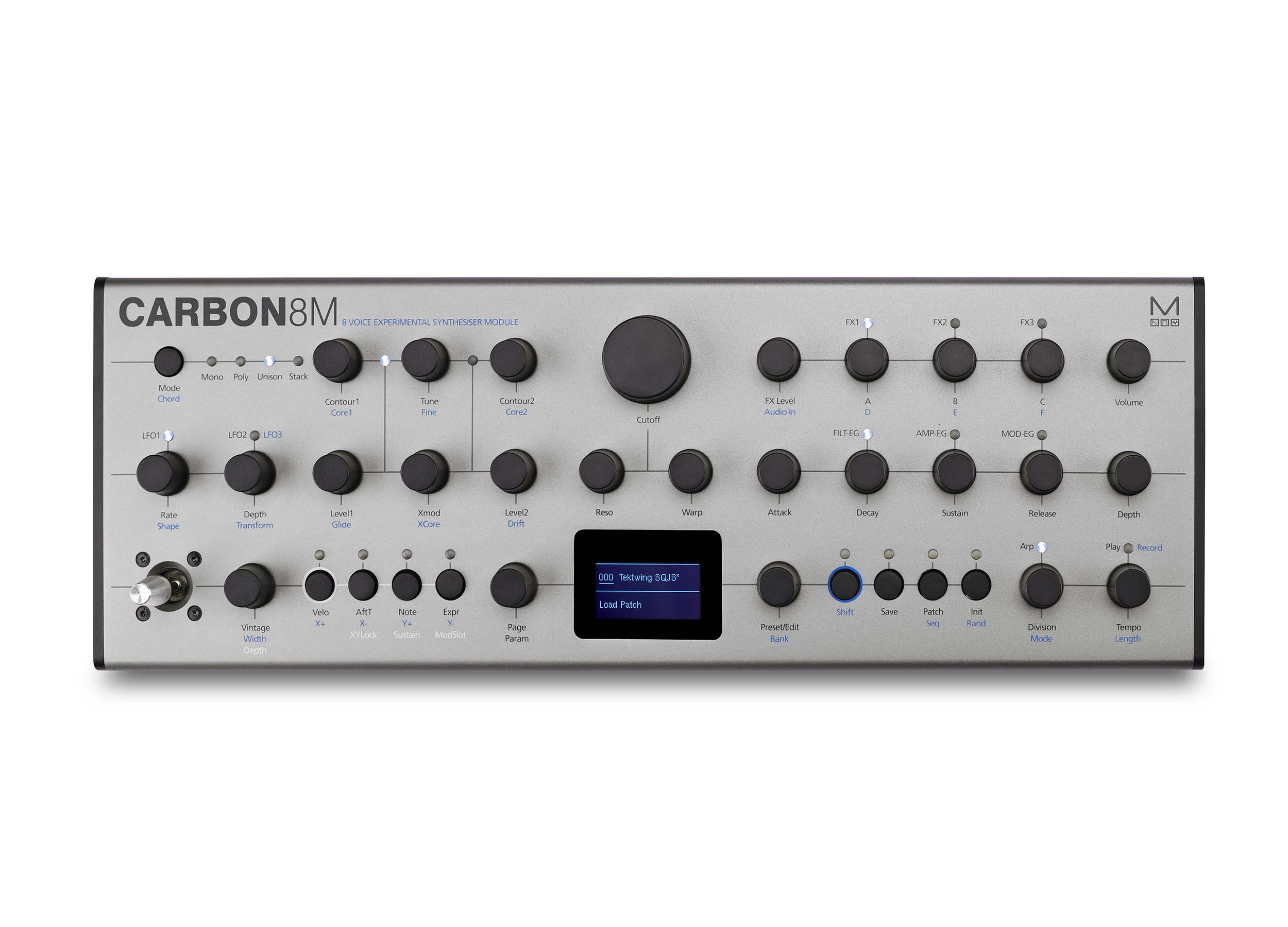 Modal CARBON8M 8-Voice Experimental Synthesizer Module by Modal