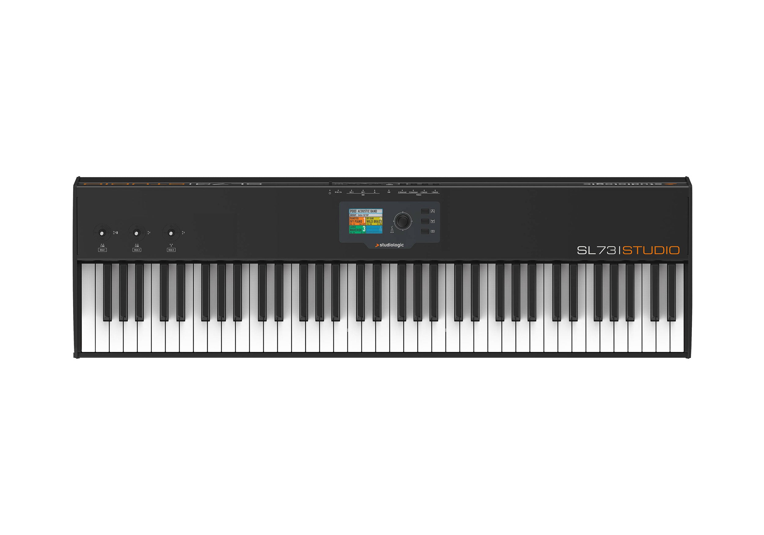 Studiologic SL-73-STUDIO USB/MIDI Keyboard Controller with TP/100LR Premium Hammer Action - 73 Key by Studiologic