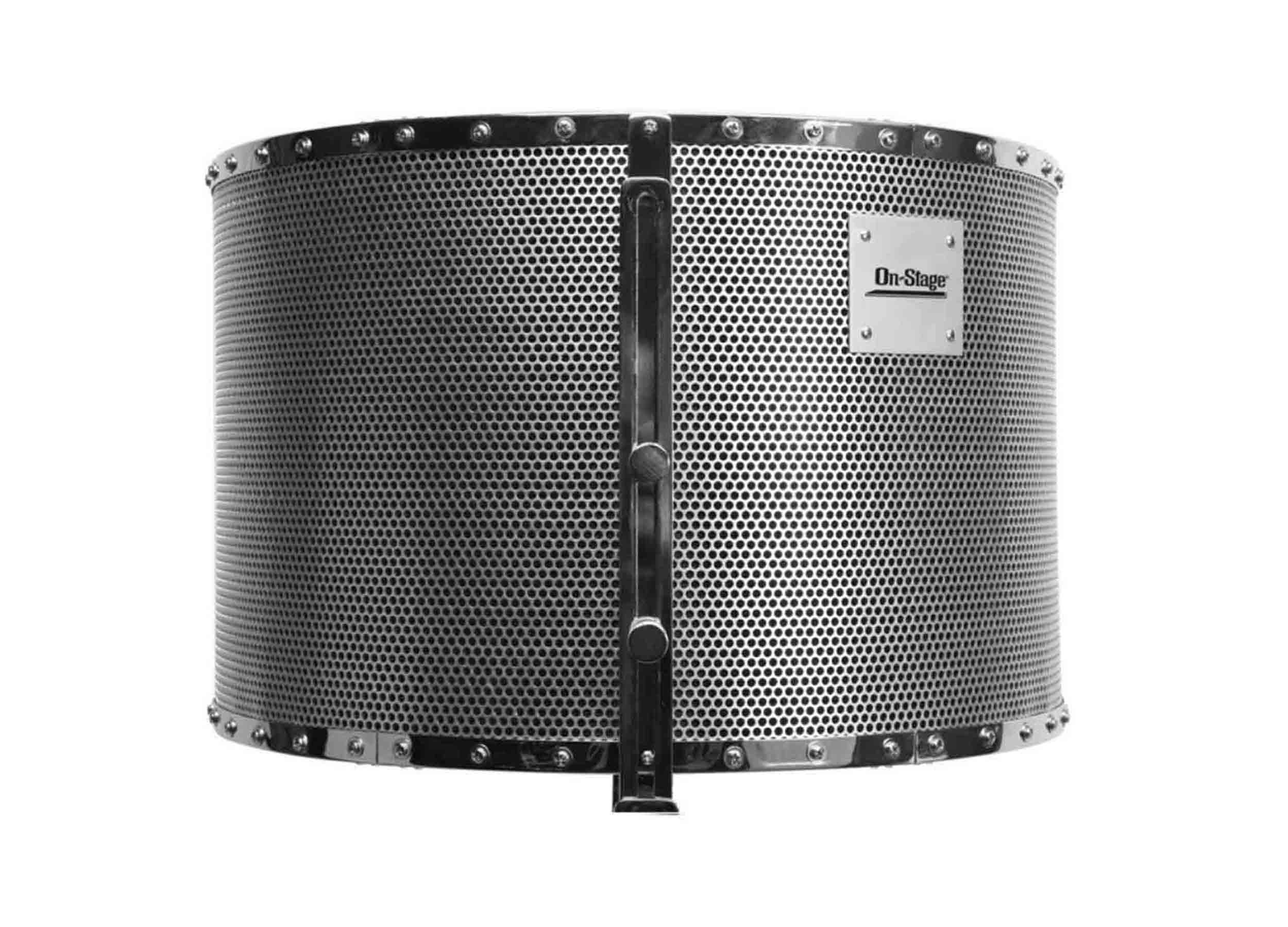 On Stage ASMS4730 Isolation Shield Adjustable, Durable and Lightweight for Professional Recording by OnStage