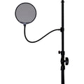 On Stage ASVSM5-B Metal Pop Blocker with 13" Flexible Gooseneck by OnStage