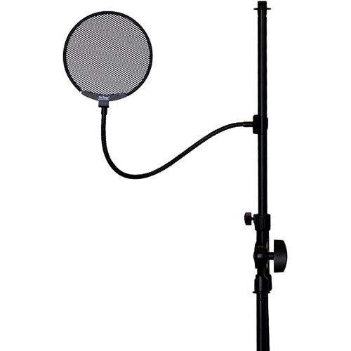 On Stage ASVSM5-B Metal Pop Blocker with 13" Flexible Gooseneck by OnStage