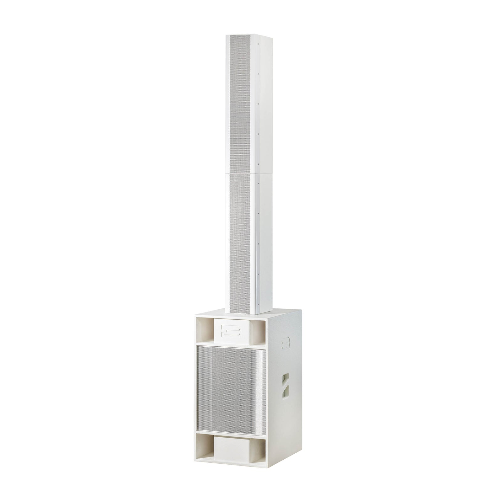 BASSBOSS SUBLIM8-MK3-WHITE Column PA Speaker with 18-Inch Subwoofer - White by BASSBOSS