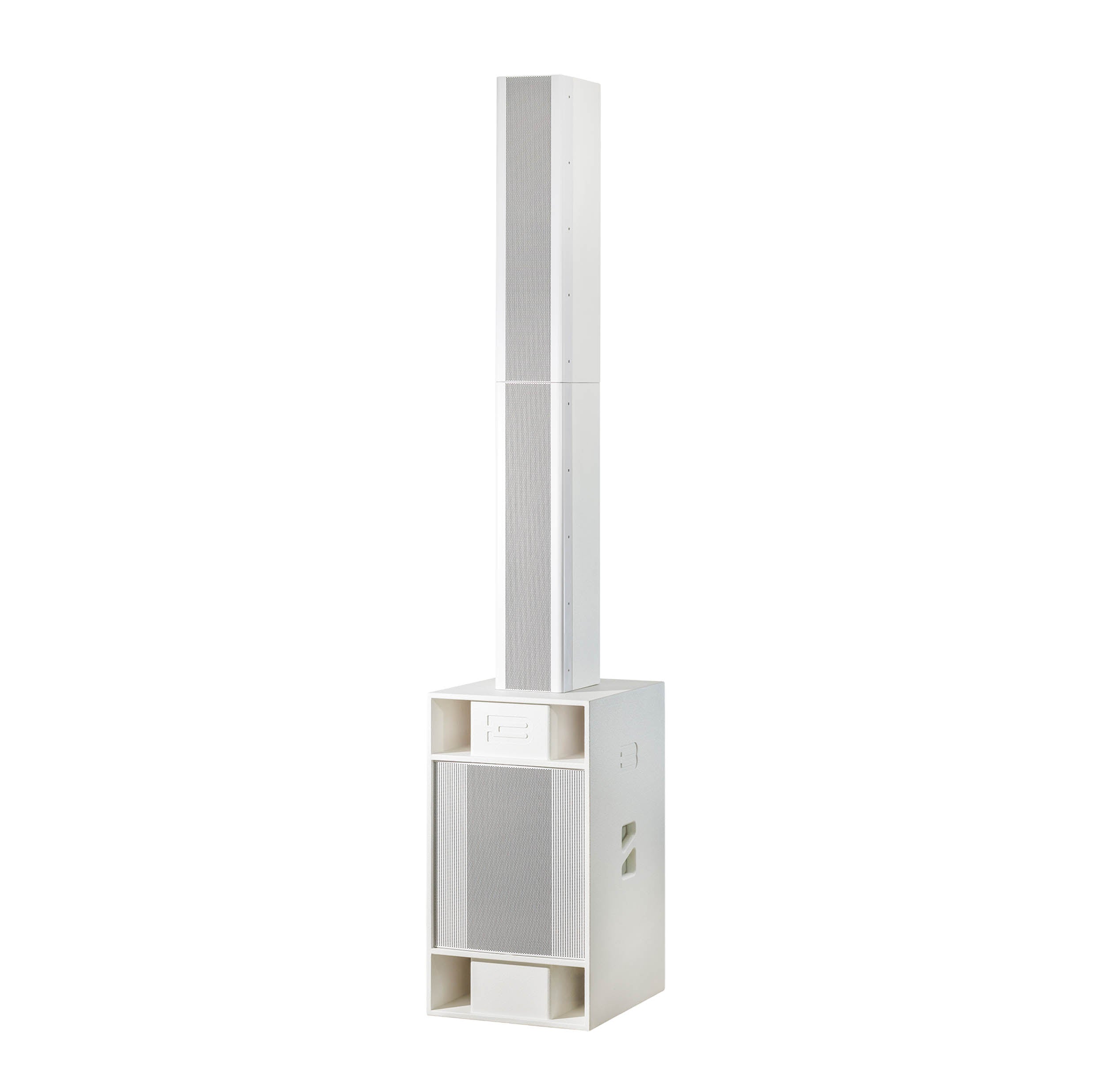 BASSBOSS SUBLIM8-MK3-WHITE Column PA Speaker with 18-Inch Subwoofer - White by BASSBOSS