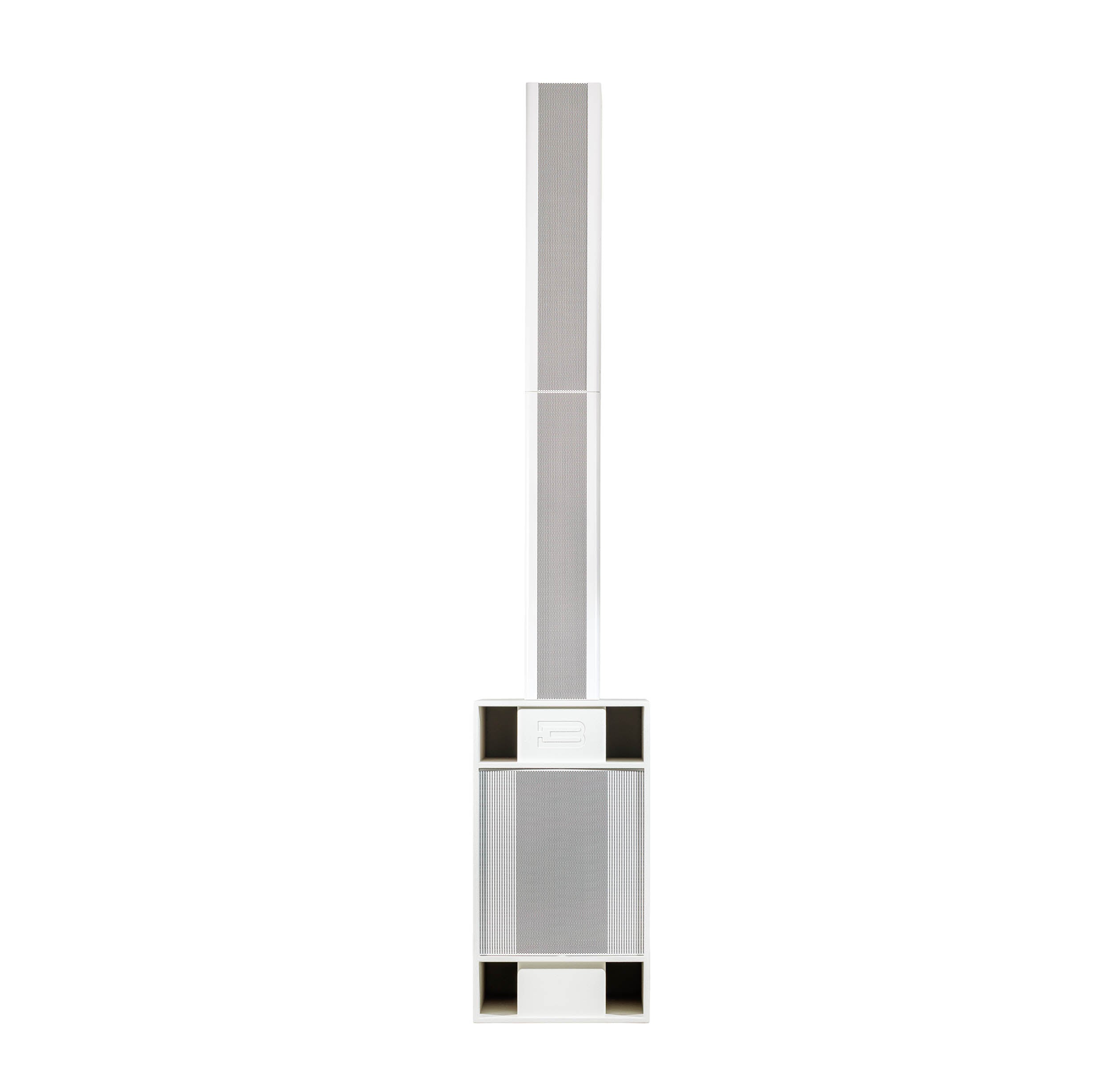 BASSBOSS SUBLIM8-MK3-WHITE Column PA Speaker with 18-Inch Subwoofer - White by BASSBOSS