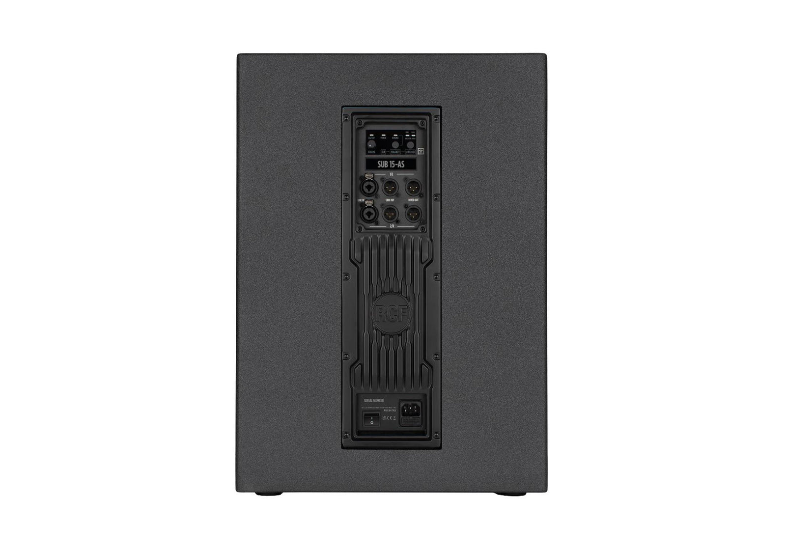 RCF SUB15-AS 15-Inch High-Power Active Subwoofer - 2200 Watt by RCF