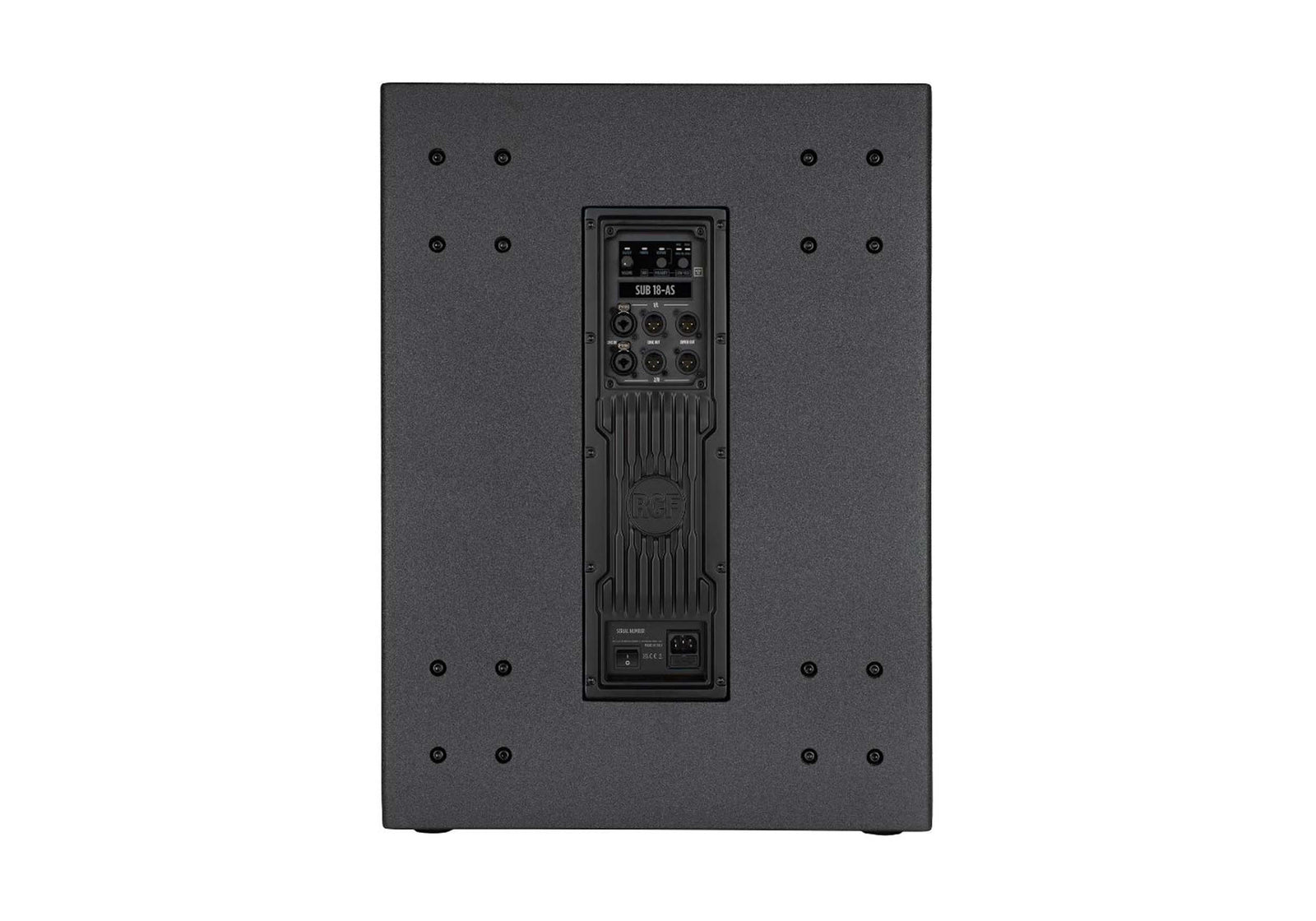 RCF SUB18-AS 18-Inch High-Power Active Subwoofer - 2200 Watt by RCF