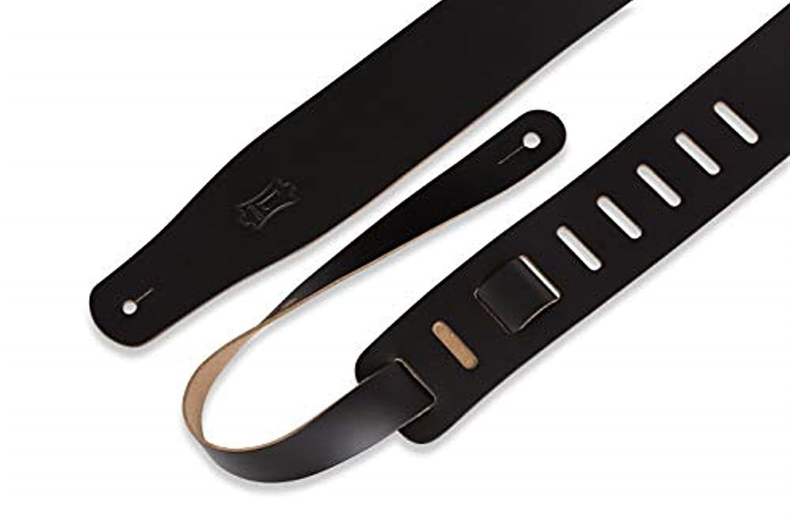 Levy’s Leathers M26BL-BRN Brown Garment Leather Adjustable Guitar Strap - 2.5 Inch by Levy's