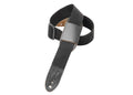 Levy's Leathers M8PJ-BLK Polypropylene Adjustable Guitar Strap with Leather Ends - Black by Levy's