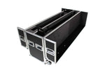 ProX XS-LCD7080WX2 Adjustable Flight Case for Flat Panel Monitor LED-LCD-Plasma TV Dual 70" to 85" W-4" Casters by ProX Cases