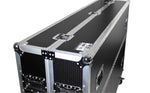ProX XS-LCD7080WX2 Adjustable Flight Case for Flat Panel Monitor LED-LCD-Plasma TV Dual 70" to 85" W-4" Casters by ProX Cases