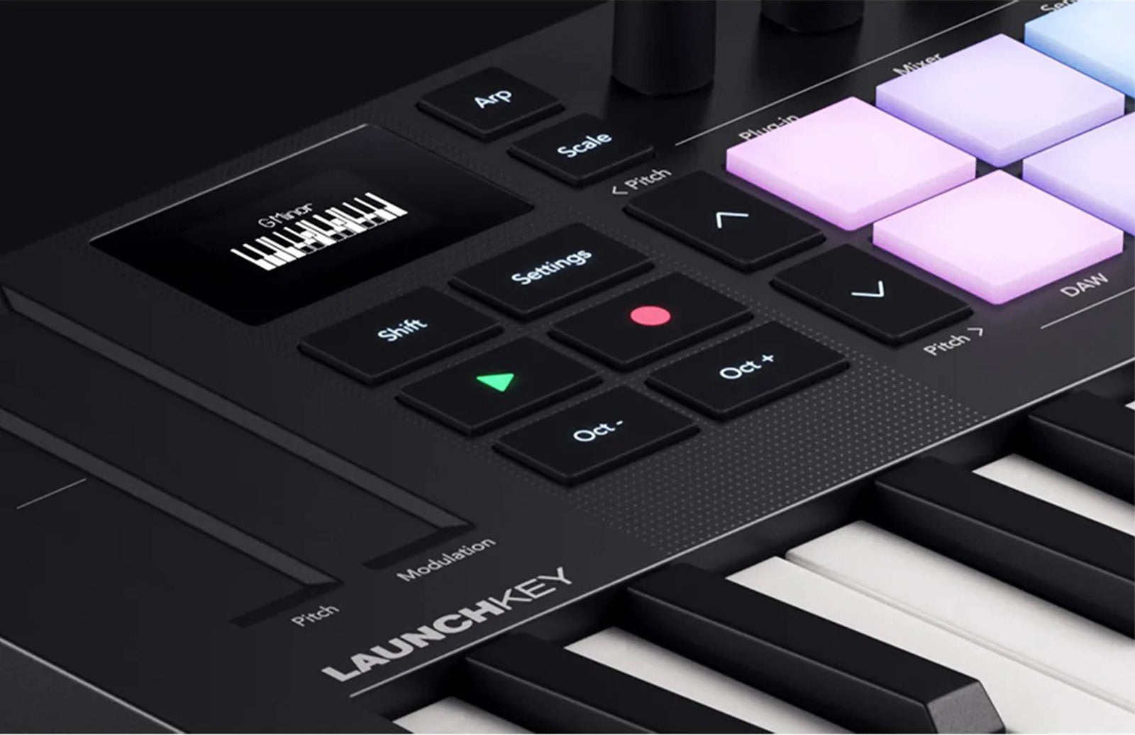 Novation Launchkey Mini 37-Key MIDI Keyboard Controller - Black by Novation