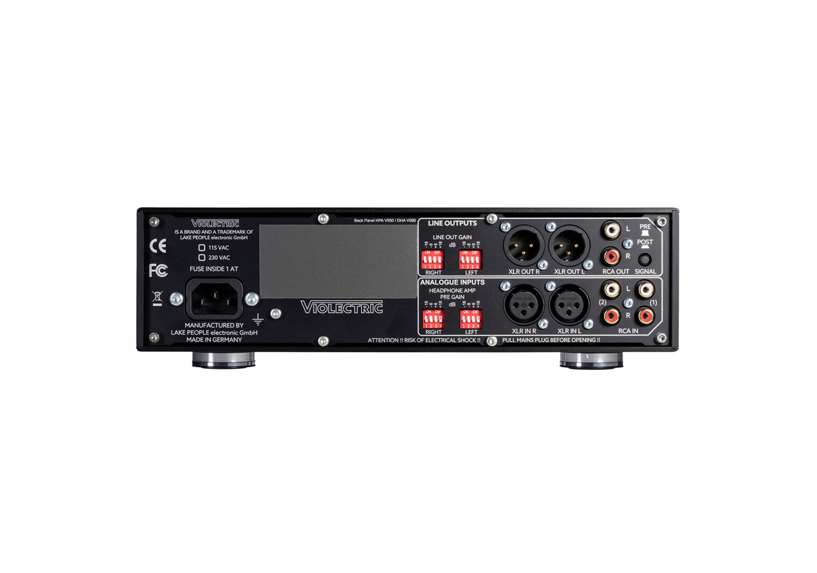 B-Stock: Violectric HPA-V550-PRO Powerful Balanced Headphone Amplifier with 256-Stage Relay by Violectric