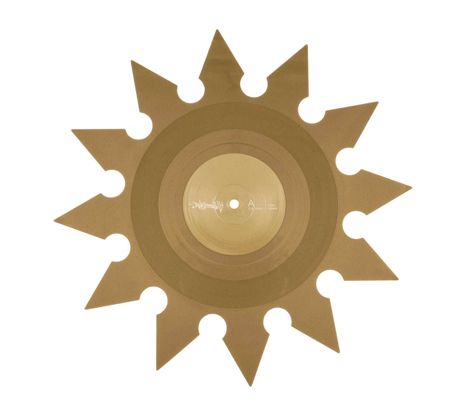 Serato SCV-SP-063-W2 X Thud Rumble 12" Shaped Weapons of Wax Single Control Vinyl - Ninja by Serato