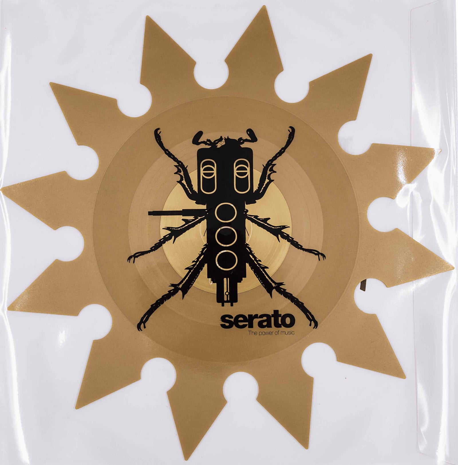 Serato SCV-SP-063-W2 X Thud Rumble 12" Shaped Weapons of Wax Single Control Vinyl - Ninja by Serato