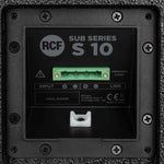 RCF SUB-S10 Passive 10-Inch Bass Reflex Subwoofer - 1600 W by RCF