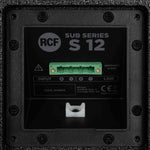 RCF SUB-S12 Passive 12-InchBass Reflex Subwoofer - 1600 W