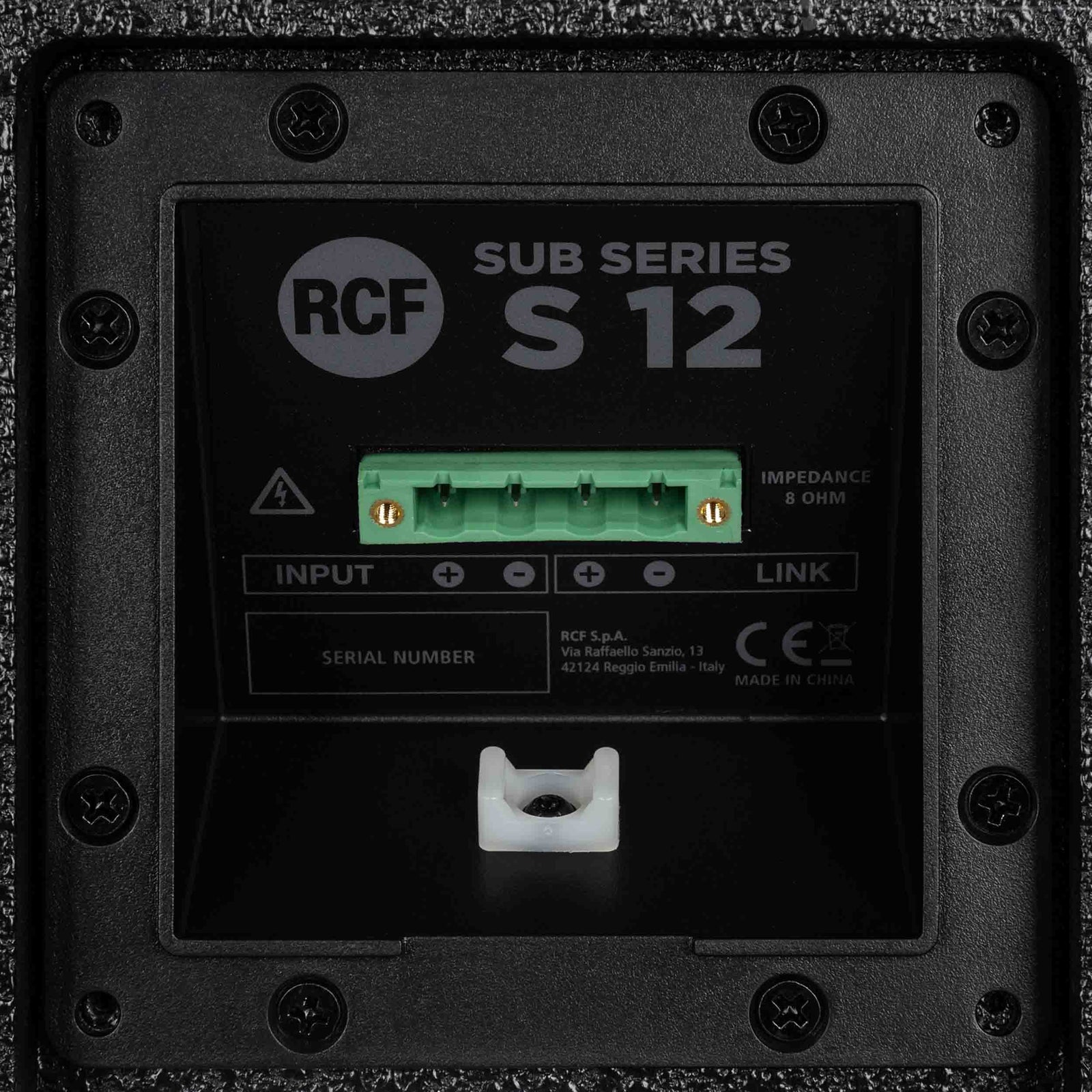 RCF SUB-S12 Passive 12-InchBass Reflex Subwoofer - 1600 W
