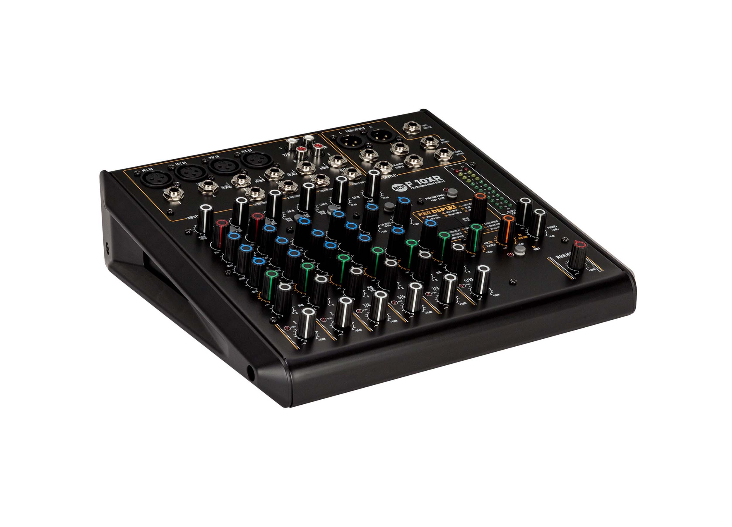 RCF F-10XR 10-Channel Mixing Console with Multi-FX and USB Recording by RCF