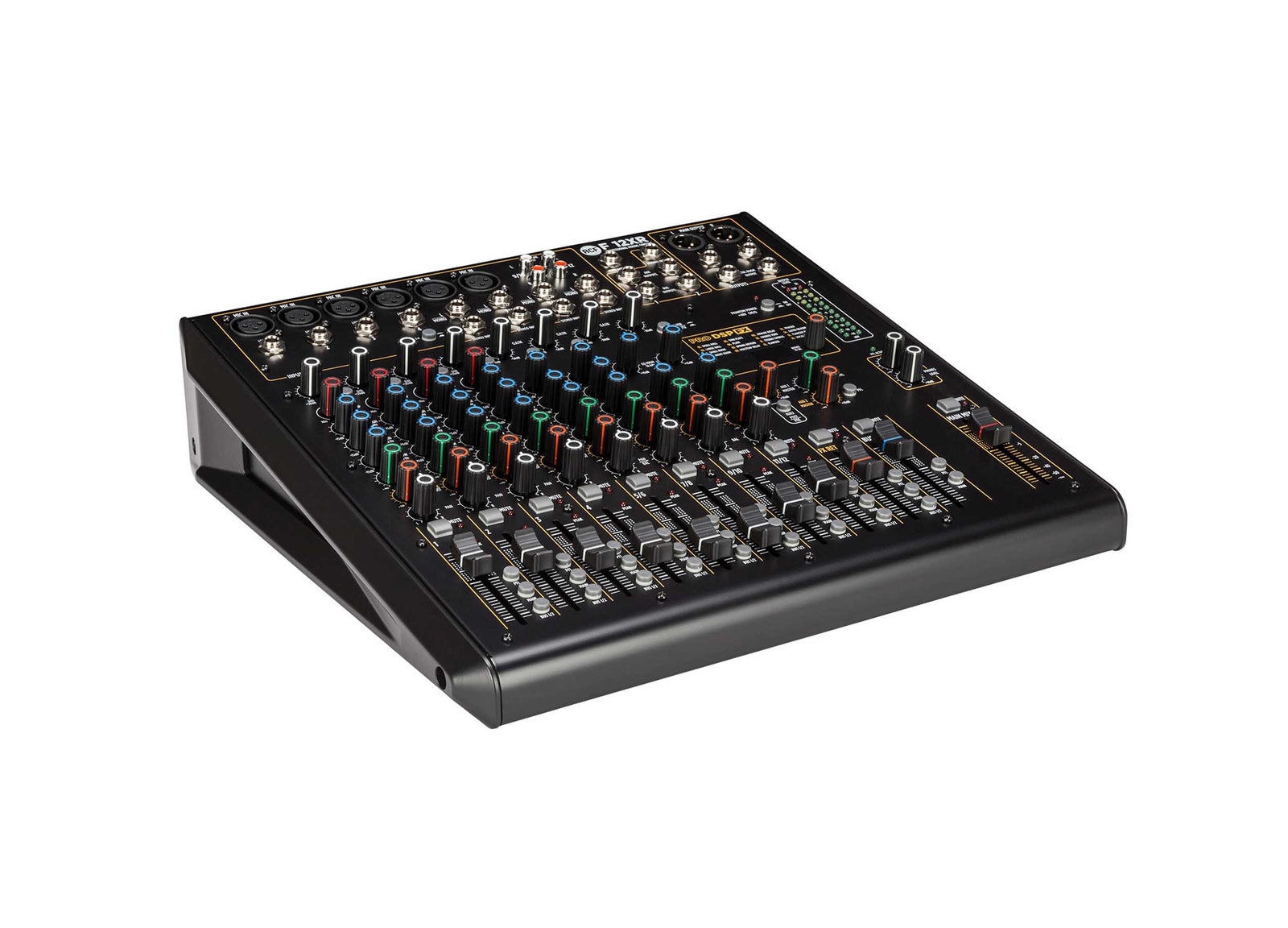RCF F-12XR 12-Channel Mixing Console with Multi-FX and USB Recording by RCF