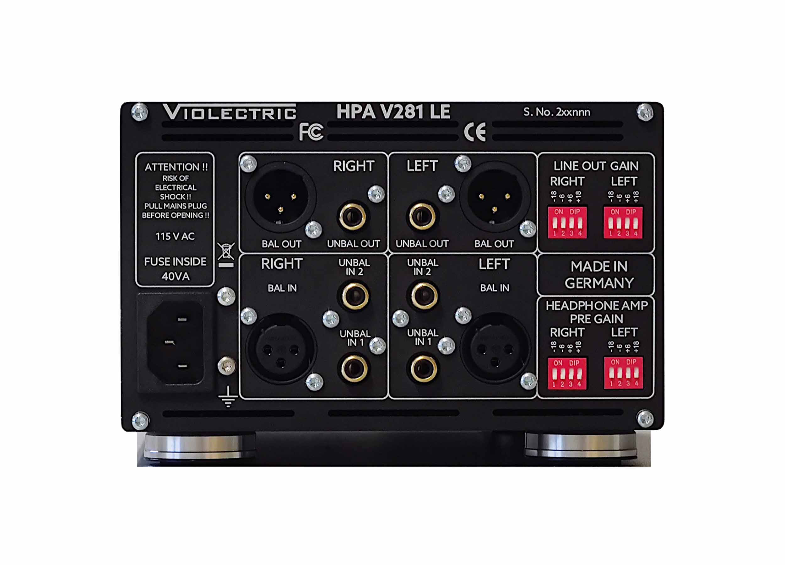 Violectric V281 Headphone Amp - Thumbnail 2