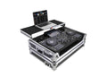 ProX XS-XDJRX3 WLT Flight Case for Pioneer XDJ-RX3, DDJ-REV5 DJ Controller with Laptop Shelf 1U Rack Space and Wheels by ProX Cases