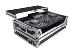 ProX XS-XDJRX3 WLT Flight Case for Pioneer XDJ-RX3, DDJ-REV5 DJ Controller with Laptop Shelf 1U Rack Space and Wheels by ProX Cases