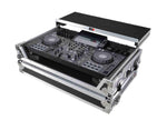 ProX XS-XDJRX3 WLT Flight Case for Pioneer XDJ-RX3, DDJ-REV5 DJ Controller with Laptop Shelf 1U Rack Space and Wheels by ProX Cases