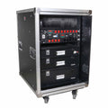 ProX T-16USLAM24, 16U 24" Deep Vertical Rack Shock Mount Case with 2 Sliding Slam Doors and 4" Caster Wheels by ProX Cases