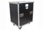 ProX T-16USLAM24, 16U 24" Deep Vertical Rack Shock Mount Case with 2 Sliding Slam Doors and 4" Caster Wheels by ProX Cases