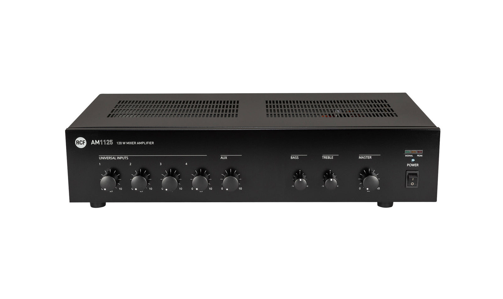 RCF AM1125, 5-Channel Digital Mixer Amplifier, 4 Ω / 70 V / 100 V - 160 W by RCF