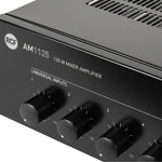 RCF AM1125, 5-Channel Digital Mixer Amplifier, 4 Ω / 70 V / 100 V - 160 W by RCF