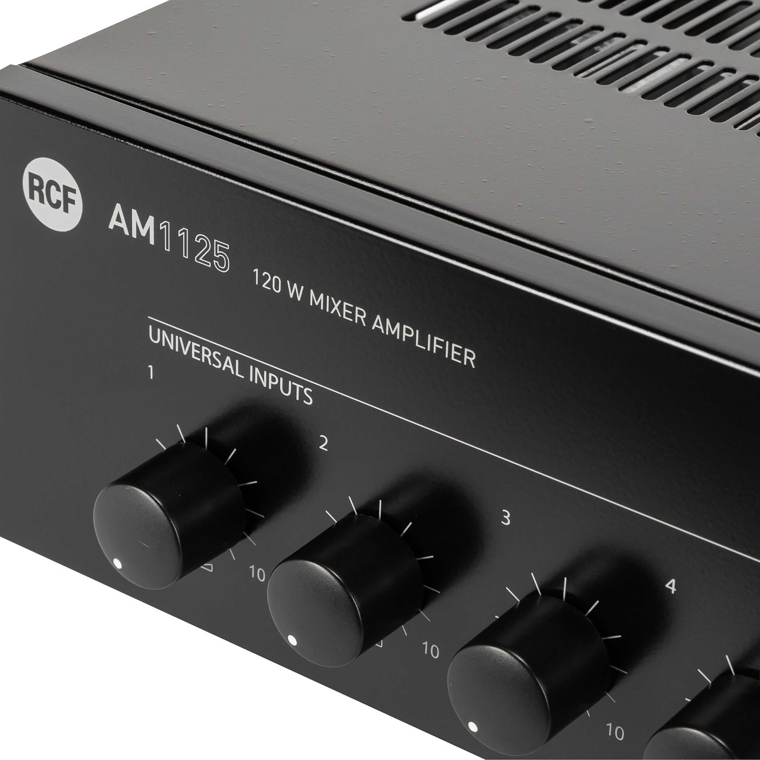 RCF AM1125, 5-Channel Digital Mixer Amplifier, 4 Ω / 70 V / 100 V - 160 W by RCF