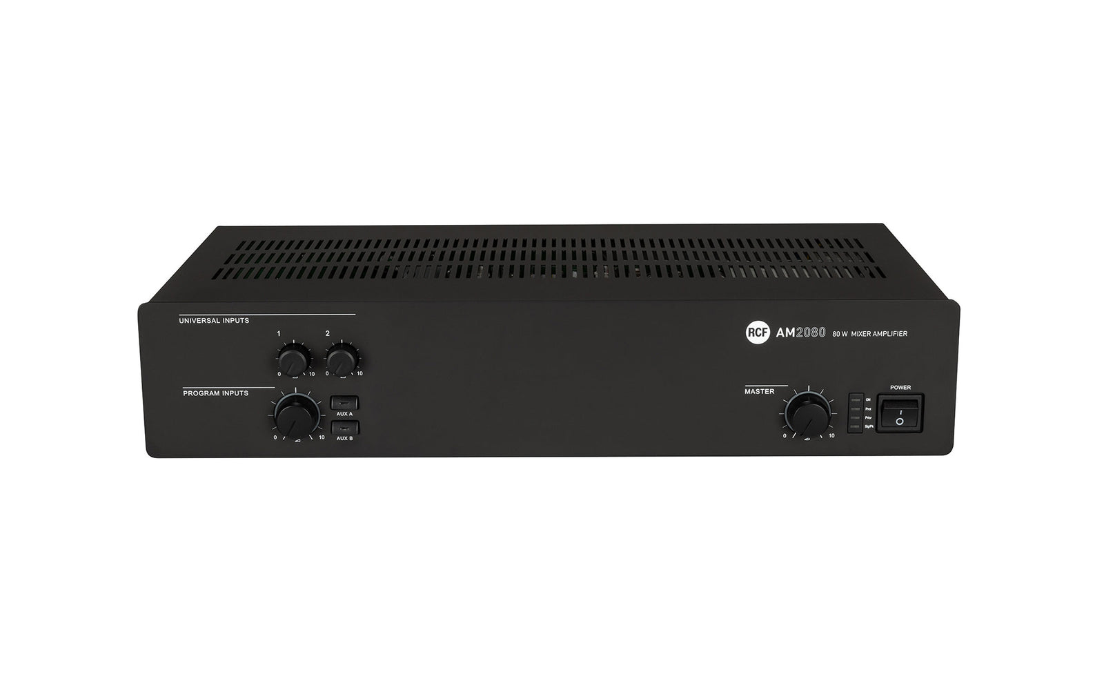 RCF AM2080 2-Input Digital Mixer Amplifier, 4 Ω / 70 V / 100 V - 80 W by RCF