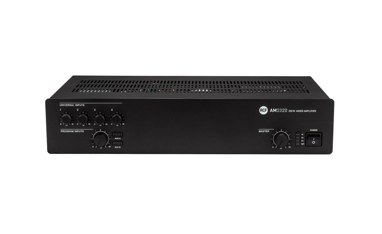 RCF AM2320 5-Input Digital Mixer/ Amplifier, 4 Ω/70/100V - 160 W by RCF