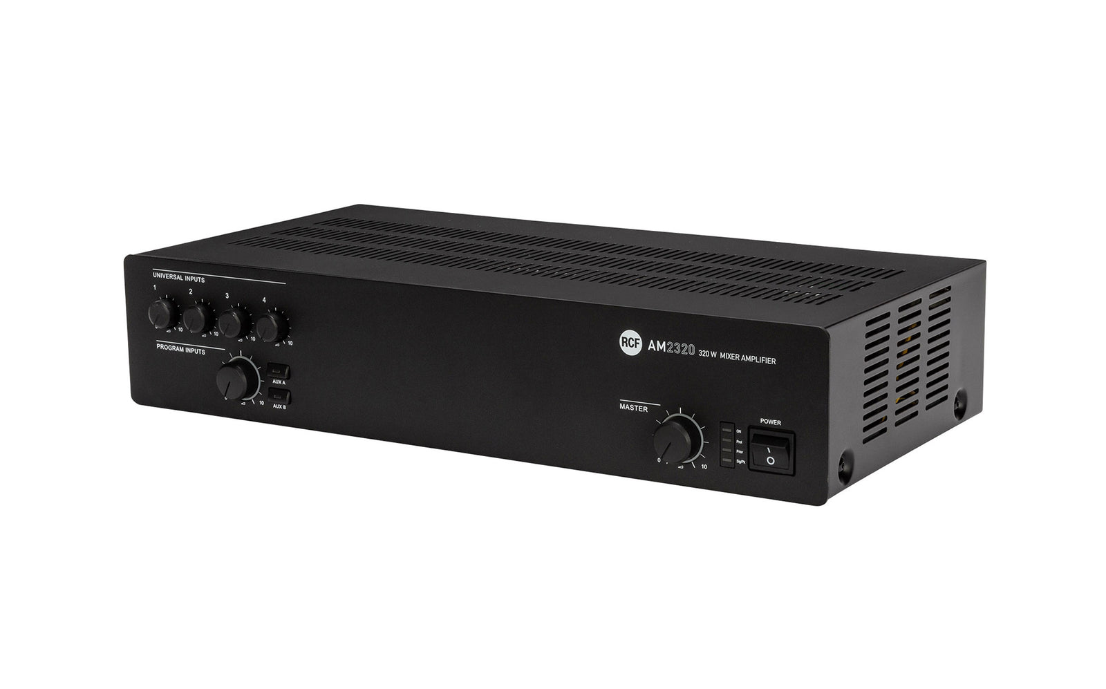 RCF AM2320 5-Input Digital Mixer/ Amplifier, 4 Ω/70/100V - 160 W by RCF