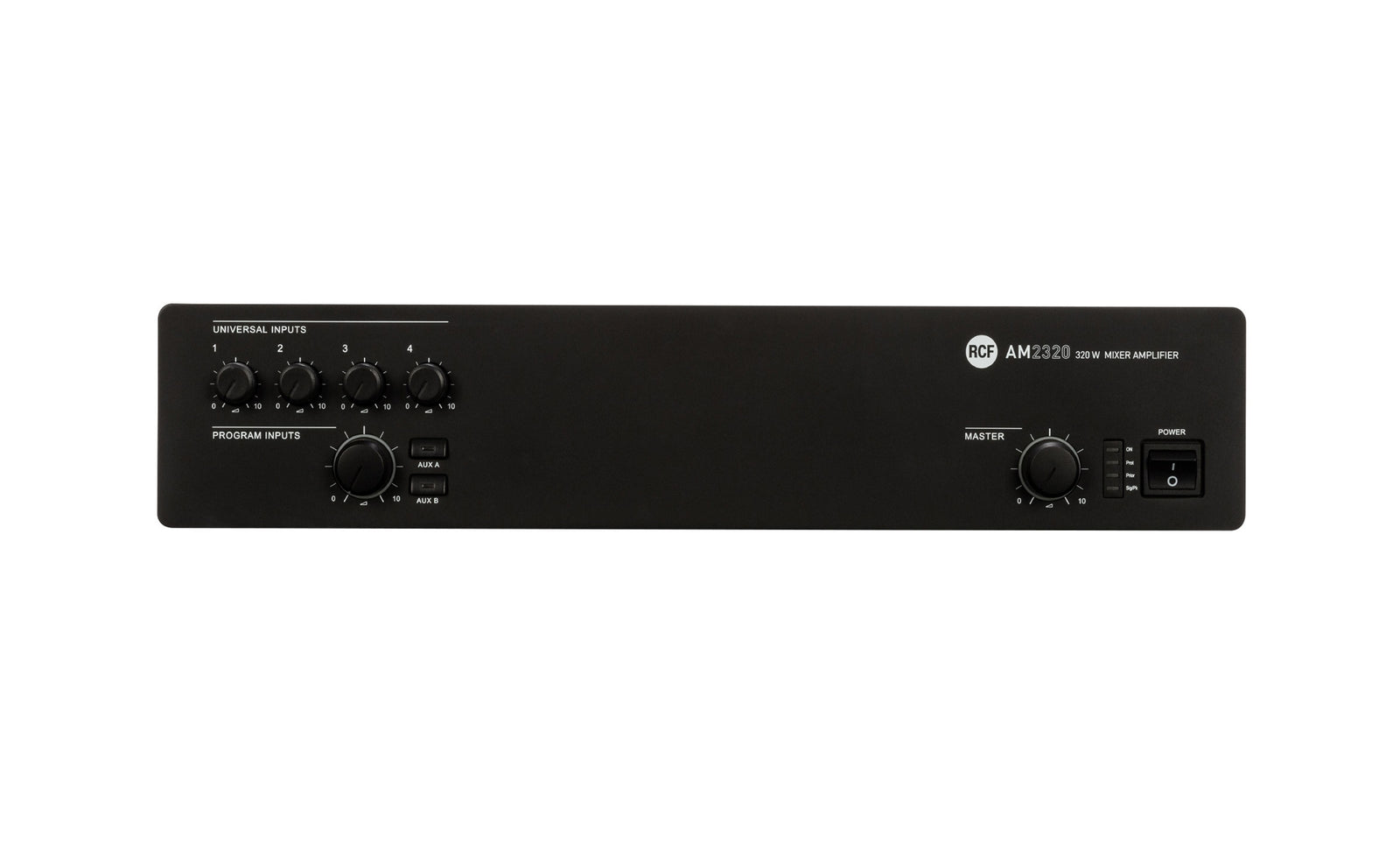 RCF AM2320 5-Input Digital Mixer/ Amplifier, 4 Ω/70/100V - 160 W by RCF