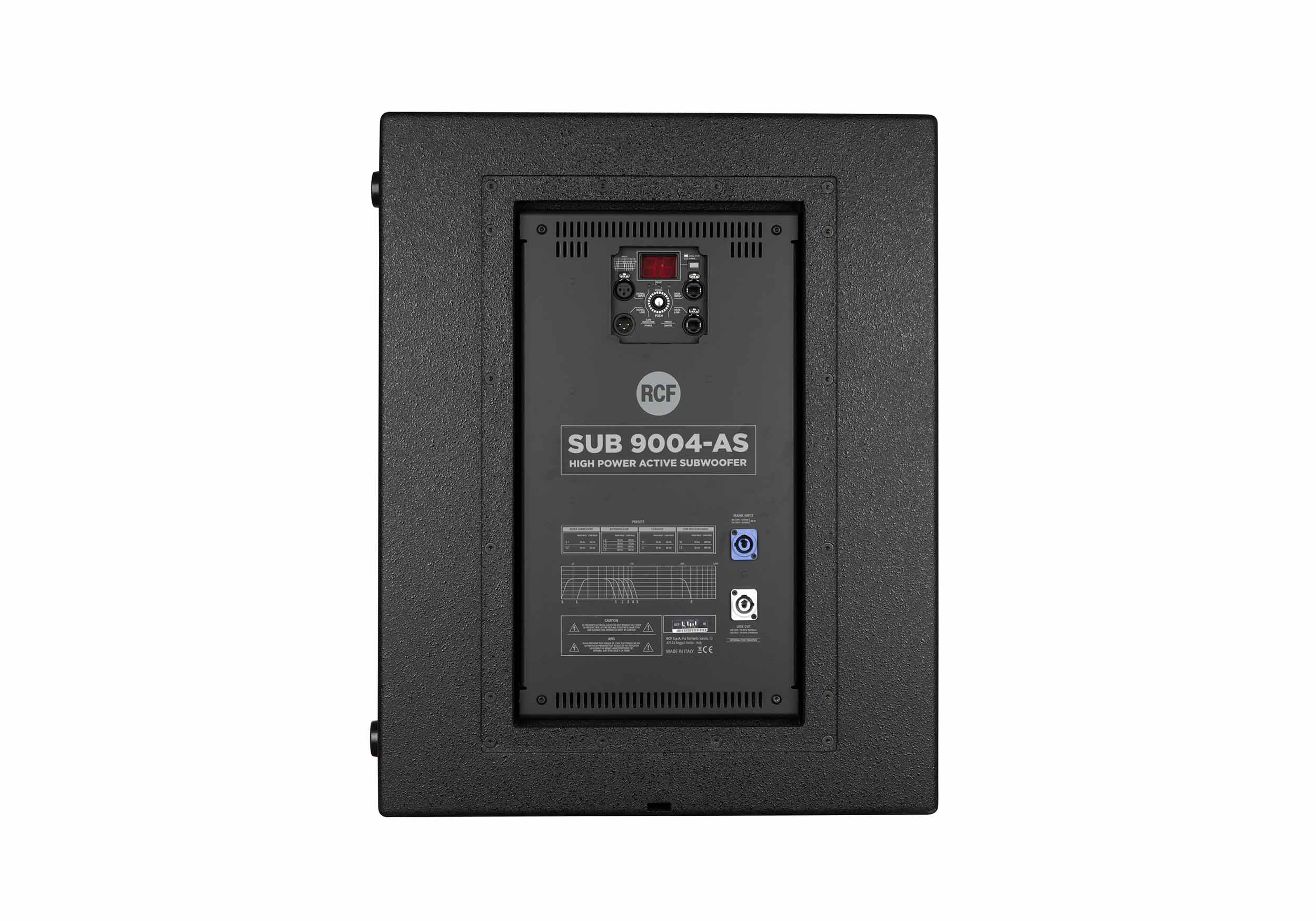RCF SUB9004-AS 18-Inch Active Subwoofer Black - 2800 Watt