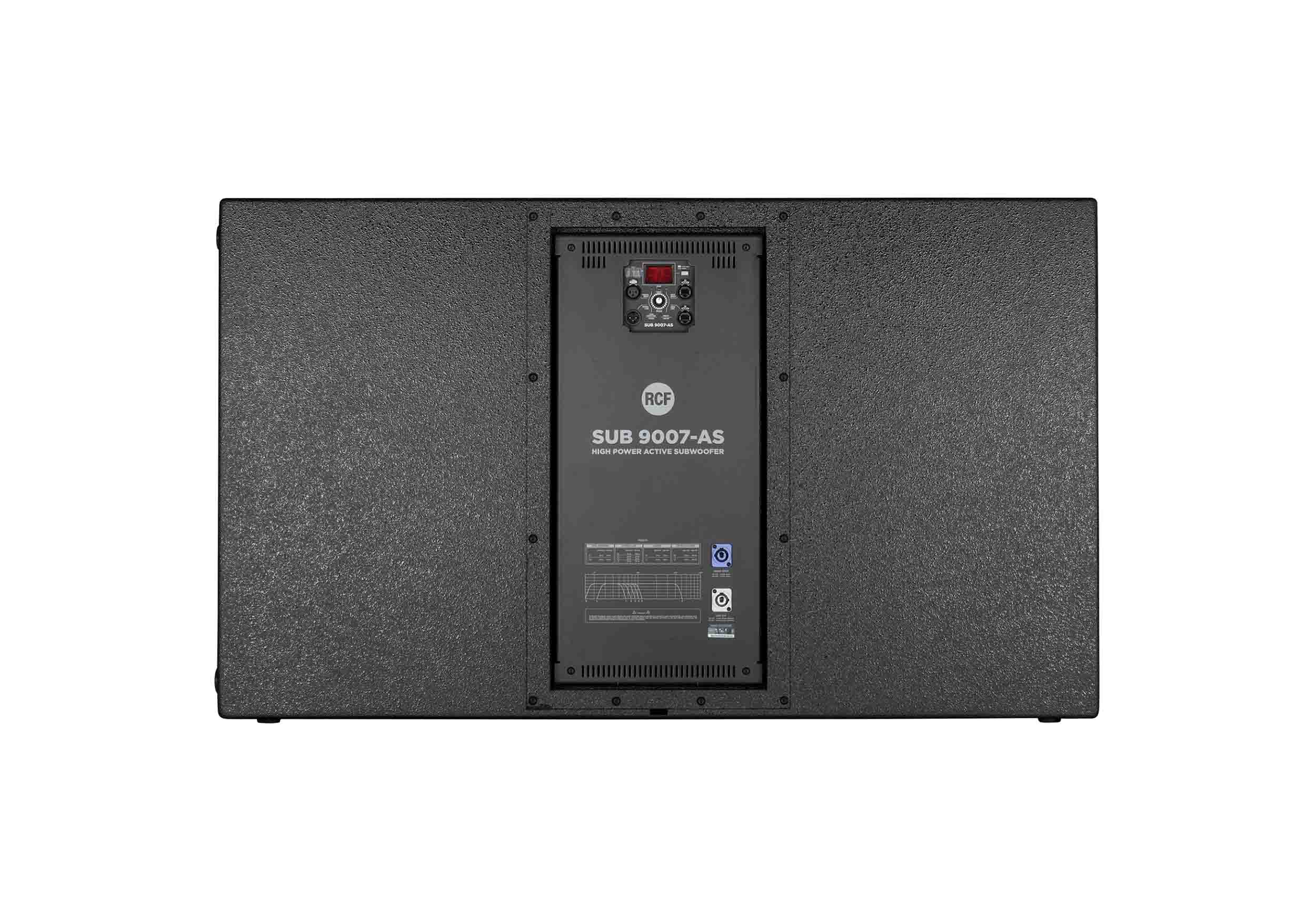 RCF SUB9007-AS 21-Inch Dual High Power Active Subwoofer - 7200 Watt by RCF