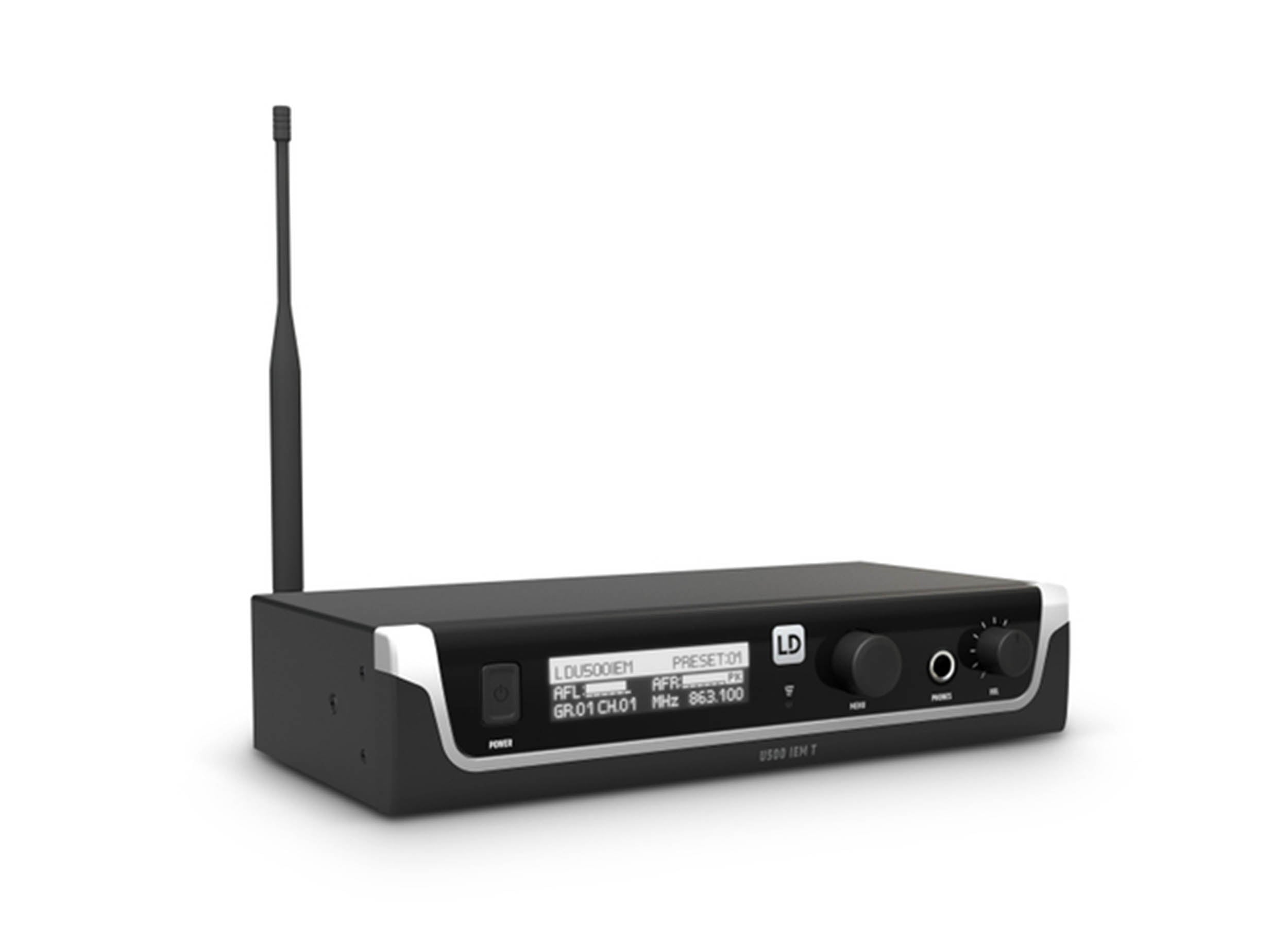 LD Systems U5047IEMHP(US) In-Ear Monitoring System with Earphones - 470 to 490 MHz by LD Systems